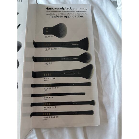 Elle 10 Piece Makeup Brush - Picture 2 of 5